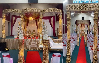 South Indian Wedding Led Crystal Mandap-
