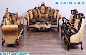 Victorian King Style Living Room Sofa Set