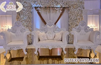 Asian Wedding Bride Groom Sofa Set