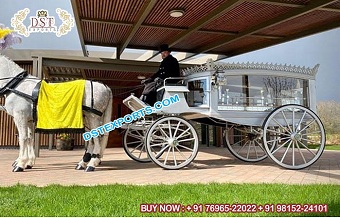 Traditional Horse Drawn Funeral Carriage