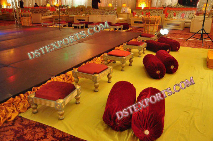 Wedding Mehndi Stage Stools For Decoration