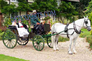Antique New Black Victoria Carriages For Sale