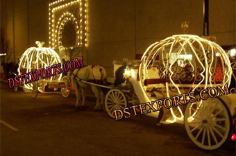 Wedding Lighted Cinderella Carriage