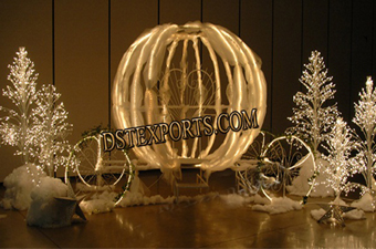 Fully Lighted beautiful Cinderella Carriage