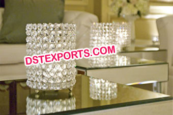Crystal Candle Holder Table Center Piece
