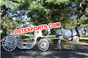 New Wedding Cinderella Horse Carriage