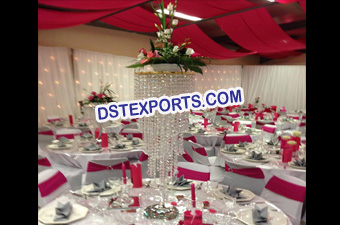 Table Crystal Jhumer Stand For Wedding