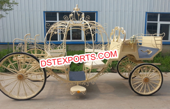 Royal Gold Cinderella Horse Carriage Baghi