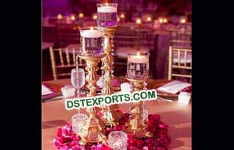 Wedding Brass Metal Candle Holder