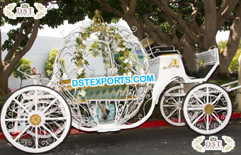 Cinderella White Carriage For Wedding Washington