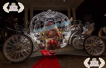 Lovely Lighted Cinderella Carriage for Bride Groom