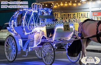 Luxury Lighted Cinderella Carriage for Party Decor
